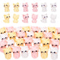 75Pcs Mini Resin Cat Figurines, Little Tiny Miniature Figures Cat for Craft