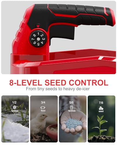 Cordless Handheld Seed Spreader Compatible with Milwaukee 18V Battery