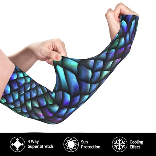 Women Sun Protection Thorn Proof Cooling Sleeves Sports Outdoors - color: Black5