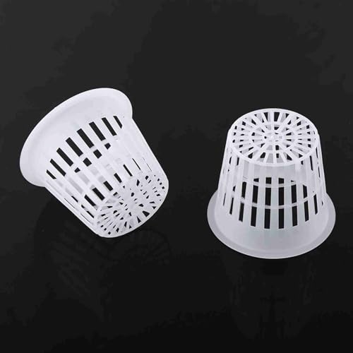 Hydroponic Baskets, 10-Pack 3 Inch Net Pots for Orchids & Plants