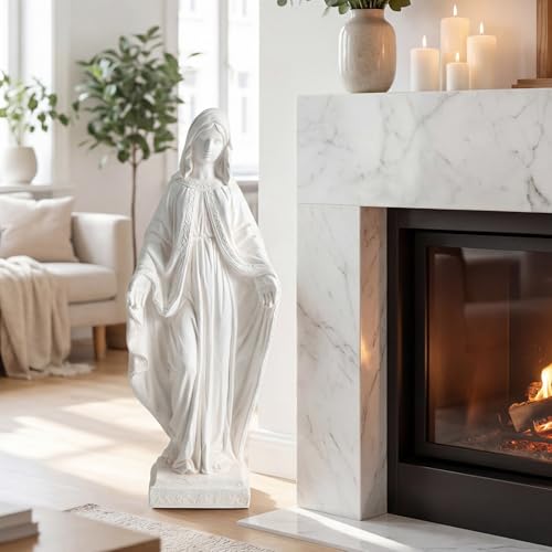 Giantex Virgin Mary Garden Statue 31.5", Blessed Mother Outdoor Statue - style: Virgin Mary – Blessing