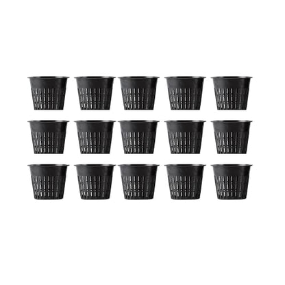 Mesh Net Cup 3 Inch 15-Pack Heavy Duty Nursery Pot Garden Pots for Plants