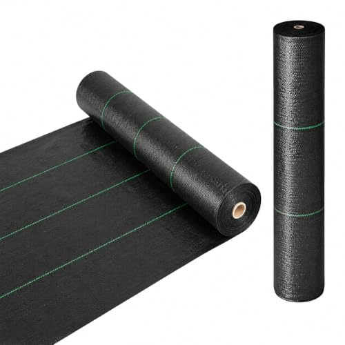 4FTx300FT Weed Barrier Landscape Fabric Heavy Duty 5oz Pro Ground Cover Mat - size: 5oz-4ftx300ft