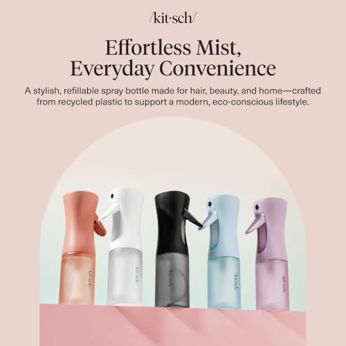 Kitsch Continuous Spray Bottle for Hair – Terracotta, 150ml - color: Terracotta