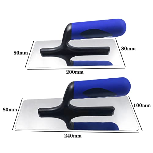 Venetian Plaster Trowel Set 2 PC, Hand Tools for Paint Plastering Finishing
