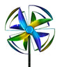 Wind Spinner Outdoor, 63" Double-Sided Metal Yard Decor