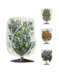 4 Pack Fruit Tree Netting with Zipper & Drawstring, 2.6 x 3.2 Ft Reusable Blueberry Bush Netting Cover, Durable Bird Netting for Vegetables, Trees, Bushes in Garden - color: 4, size: 2.6 x 3.2 Ft