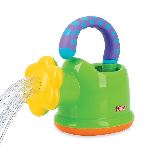 Nuby Watering Can Bath or Outdoor Toy for Toddlers and Kids - Spring and Summer Outside Play -18+ Months - Interactive and Fun Baby Bath Essentials - style: Watering Can