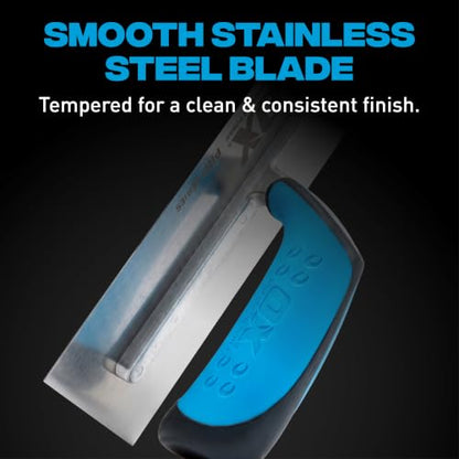 OX Plaster Finishing Trowel - Stainless Steel Blade - 3 x 8 in - size: 3" x 8"