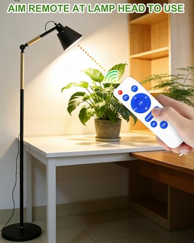Standing Plant Grow Light, LED Growing Light Full Spectrum for Indoor Plants，4/8/12H Timer, Flow Grow Light for Tall Large Indoor Plants - size: Adjustable Swing-Arm Light