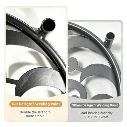 Rolling Plant Stand, 2 Tier Plant Caddy with Wheels 1 Pack Black - color: 1 pack black