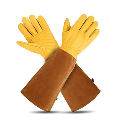 Rose Pruning Gloves for Women/Men，Long gardening Gloves Roses/Gardening/Logging/Farm/Cactus - size: Small