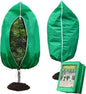 4 Pack 48"x71" Plant Covers with Zipper and Drawstring - size: 4 Pack 48"x71"