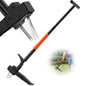 Stand-Up Weeder Puller Tool with Quick-Release Ejector & Foot Pedal, 39” Adjustable Long T Handle, 4 Claw Steel Head for Effortless Deep Root Weed Removal, Heavy Duty Garden Manual Weeder Tool