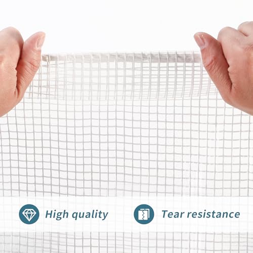 Clear Tarp 16x20FT, Greenhouse Tarp 10mil for Outdoor Garden Use - size: 16x20