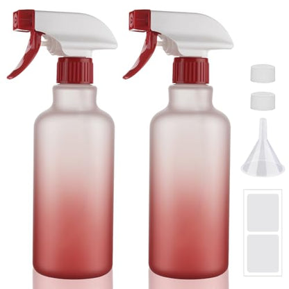 Spray Bottles 16.9oz/500ml Plastic - color: Red