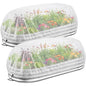 2Pcs Garden Raised Bed Plant Shade Cloth,Non-Woven Sunshade Cover for 4x2ft - color: 2 Pcs