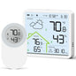 Wireless Weather Station, Indoor Outdoor Thermometer with 4.3" Display