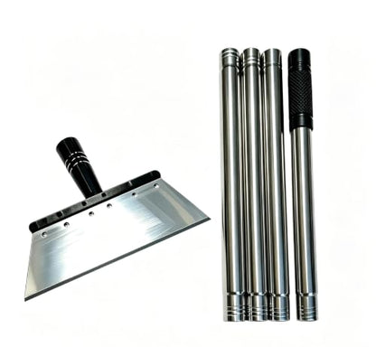 Garden Flat Shovel - Floor Scraper，Multifunctional Heavy Duty Weed Scraper
