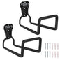 Heavy Duty Hose Hanger Garden Hose Storage Water Hose Holders for Outside - color: 2pcs Black