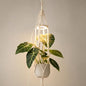 Hanging Grow Lights for Indoor Plants with Macrame Plant Hanger