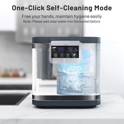COSTWAY 4L Electric Composter for Kitchen with Auto-Cleaning, LED Display