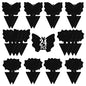 USKICH Sticky Trap Fruit Fly and Gnat Trap Sticky Bug Traps Fungus Traps for Indoor/Outdoor Insect Catcher for White Flies,Mosquitoes,Fungus Gnats,Lying Insects (24 Pcs Black) - size: 24 Pieces Black