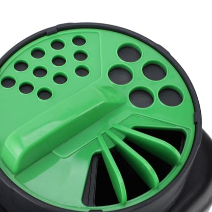 Handheld Fertilizer Spreader, 2L Capacity Hand Feed Shaker Spreader, Reusable ABS PP Lawn Seed Spreader for Gardening Agriculture Lawn, 5.5x9.6x3.9in