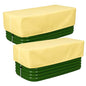 2 Pcs 49.6 × 24 x 19.7 in Garden Bed Cover Frost Protection - size: 49.6 × 24 x 19.7 in