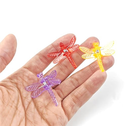 GXXMEI 70PCS Orchid Support Clips - Dragonfly Plant Clips for Orchids, Vines & Flowers