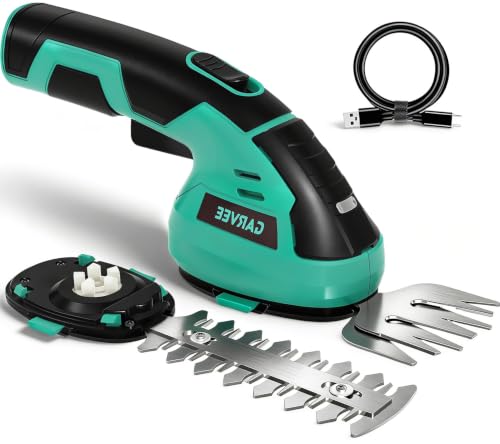 7.2V Cordless Grass Shear & Hedge Trimmer Handheld Lawn Garden Cutter