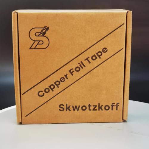 Double-Sided Conductive Copper Foil Tape 7/32" X 66Ft, 2 Mil，5-Pack - size: 7/32 inch*2mil*66ft-5