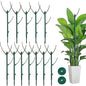 Yvpsi 12Pack Stackable Plant Support Stakes Twigs Plant Stakes for Indoor