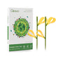 Garsum 21 Traps Sticky Houseplant Traps Gnat Yellow Insect Trap Indoor Fruit Fly Stakes Trap - color: 21 PCS