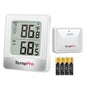 TempPro TempAir 500FT Indoor Outdoor Thermometer Wireless - color: White In-outdoor Thermometer