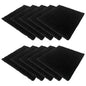 JURENGUDF 10 Pack 5 Inch Carbon Filters – Square Activated Charcoal Sheets, Odor Control Refills for Kitchen Compost Bucket and Countertop Bins