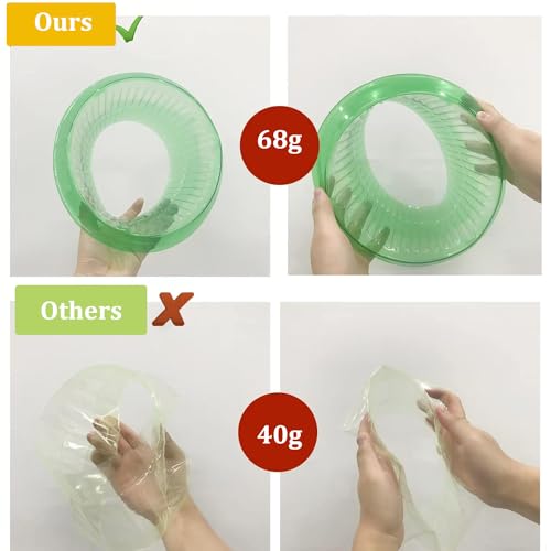 Fshow Slug & Snail Collars,30pcs Snail Garden Cloches,Snail Collar Protects Plants to Get Better. - color: green 30pcs