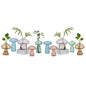 Glasseam Glass Plant Propagation Stations: 10Pcs Mushroom Propagation Vases - color: Colorful, size: 10Pcs