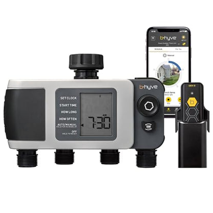 Orbit B-hyve XD 4-Port Smart Hose Watering Timer with Wi-Fi Hub - 24639 - size: 4-Port, style: Smart