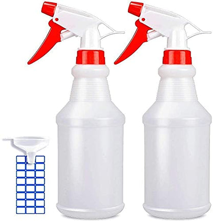 Empty Spray Bottles 16oz/2Pack - Adjustable Spray Bottles for Cleaning - size: 16 oz/2 pack