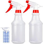 Empty Spray Bottles 16oz/2Pack - Adjustable Spray Bottles for Cleaning - size: 16 oz/2 pack