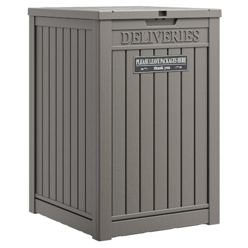 Package Delivery Box for Outside, Grey - color: Grey