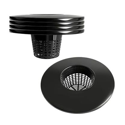 6 Inch Net Pots with Wide Lids for 3.5 and 5 Gallon Buckets 5 Pack Hydroponic Net Cups - color: Small Opening-5pcs