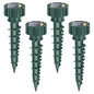Solar Mole Repellent Stakes Outdoor – Ultrasonic Snake, Gopher & Vole Deterrent for Yard, Waterproof IP65 Solar Powered Animal Repeller for Lawn Garden, Rabbit Skunk Groundhog Control (4 Pack)