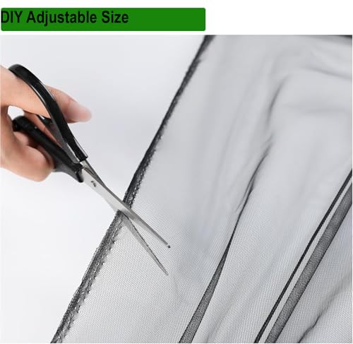 Patio Mosquito Netting, 10x13FT UV Resistant Bug Mesh for Balcony & Plants - size: 10x13 feet