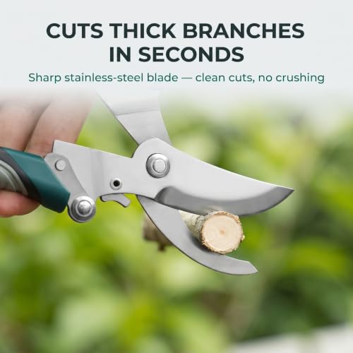 Foldable Pruning Shears, Stainless Steel Garden Clippers