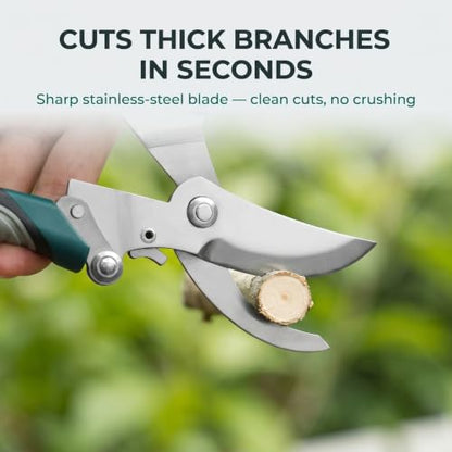 Foldable Pruning Shears, Stainless Steel Garden Clippers