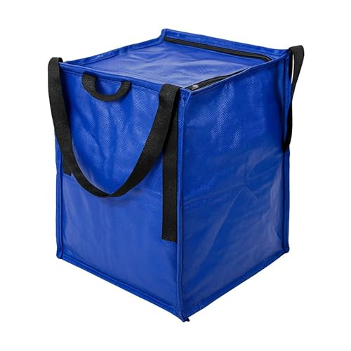 DURASACK 22-Gallon Zipper Top Heavy Duty Storage Tote Bags, Single, Blue - color: Blue, size: Medium