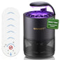 BANPESTT Indoor Insect Trap with Dusk-to-Dawn Sensor, US Adapter - color: Black