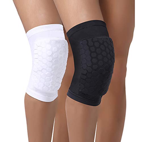 PISIQI Compression Collision Avoidance Knee Sleeve - color: White, size: Large